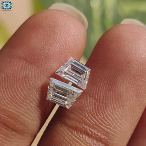 Trapezoid Cut Loose Moissanite available in loose moissanite options.
