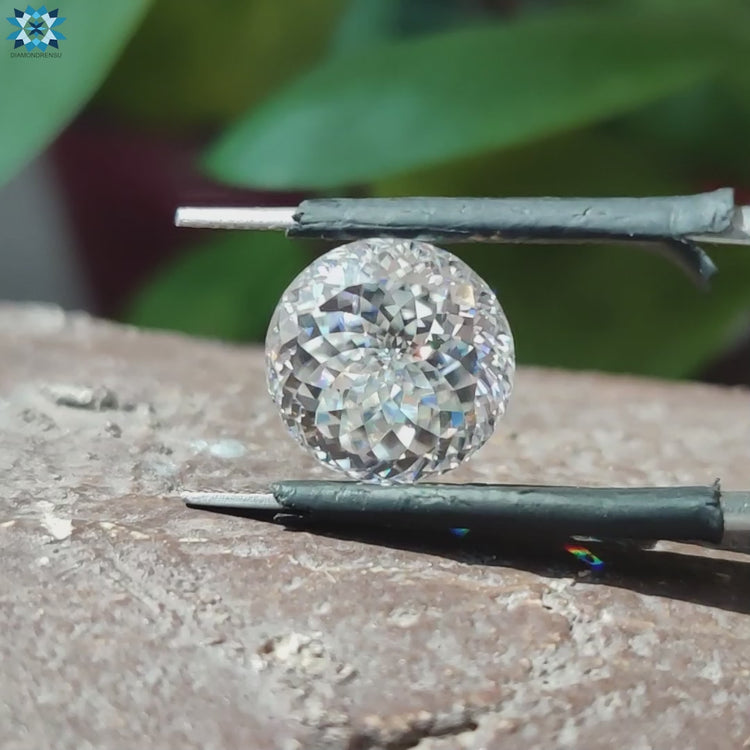 Buy moissanite loose stone in round Portuguese cut from Diamondresnu.
