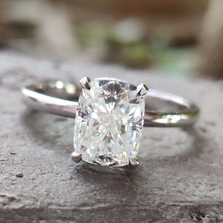A stunning cushion engagement ring featuring a timeless design for special moments.
