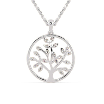 This round gold pendant offers a sleek and classic design.
