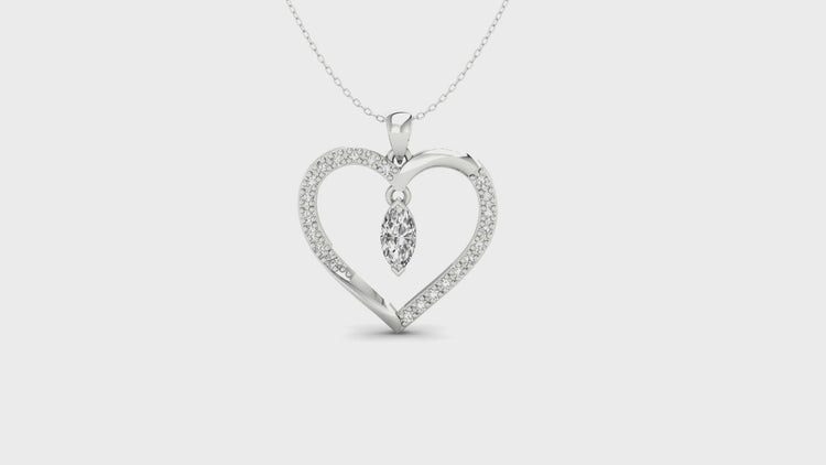 moissanite pendant - diamondrensu