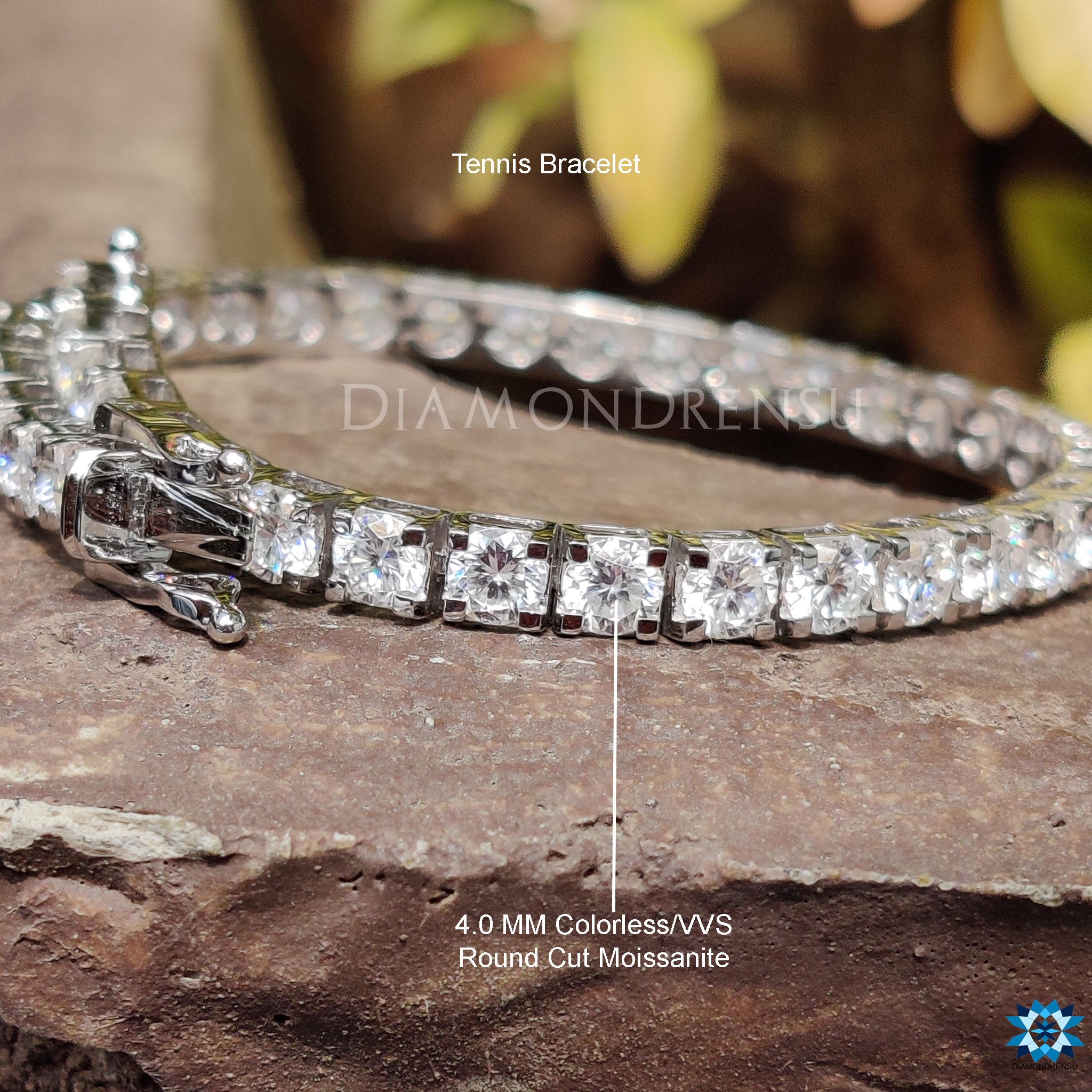 Vai Ra - The Bright Noelle Bracelet - Moissanite Diamond Bracelet