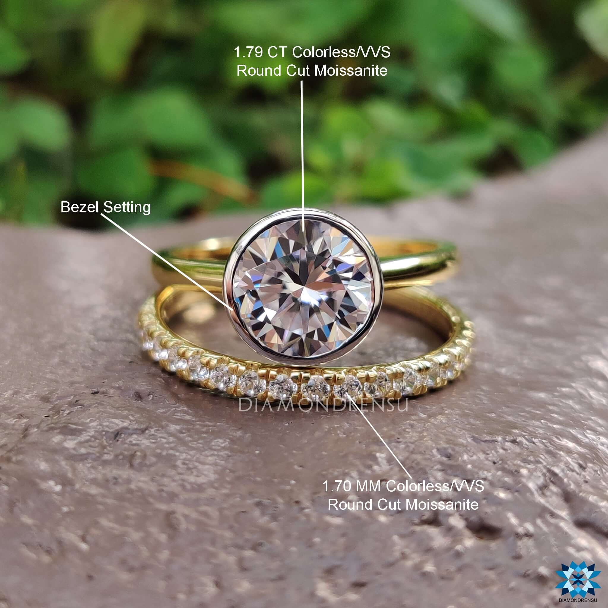 custom moissanite rings - diamondrensu