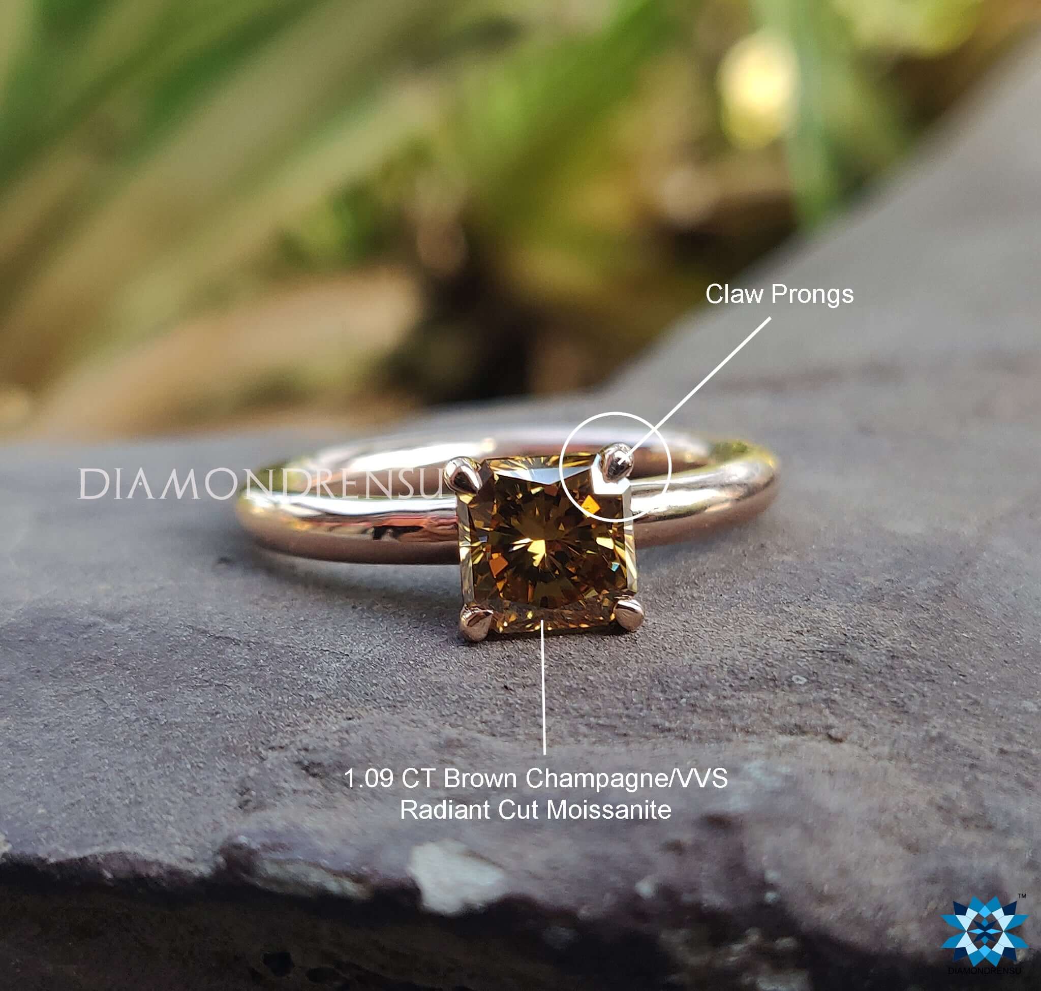 Fancy brown diamond ring – Maison Mohs
