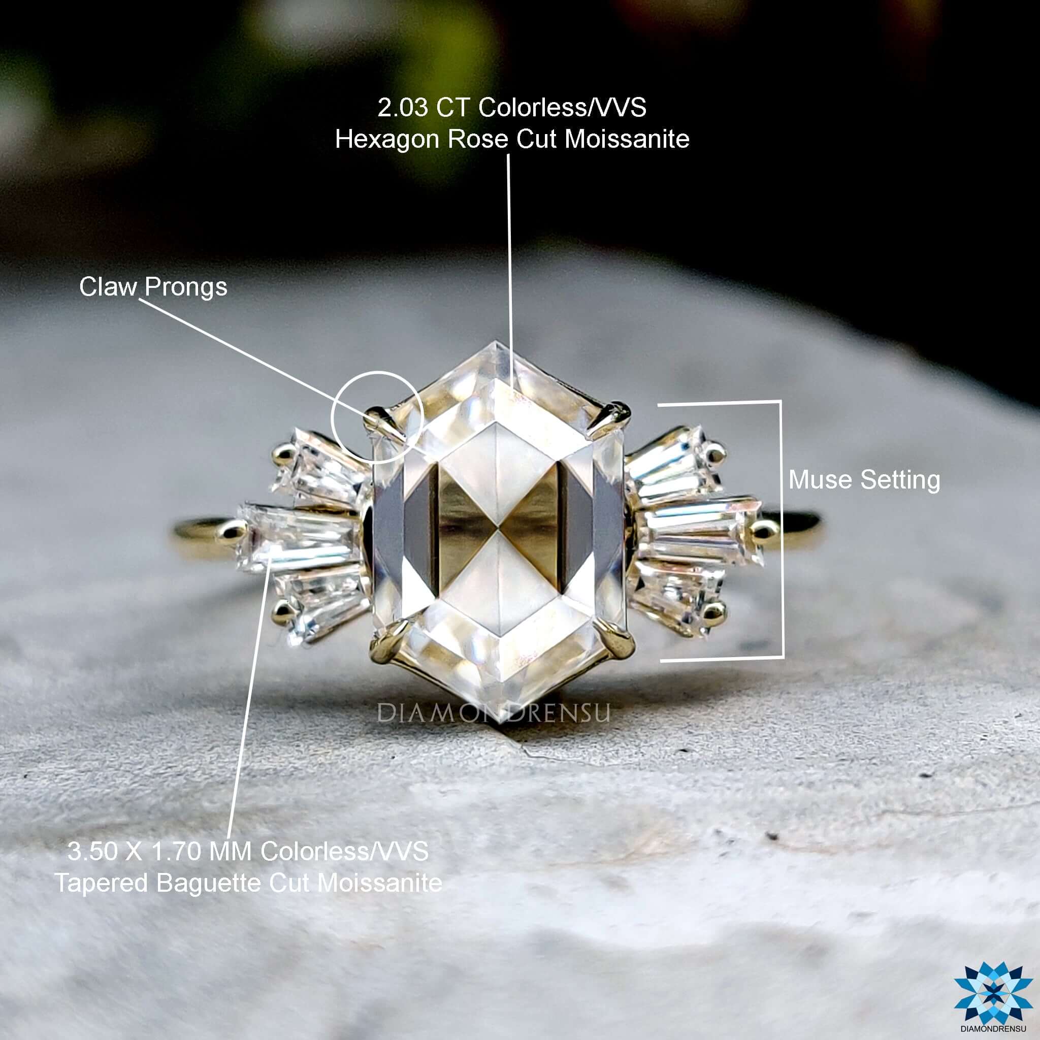 best moissanite engagement rings - diamondrensu