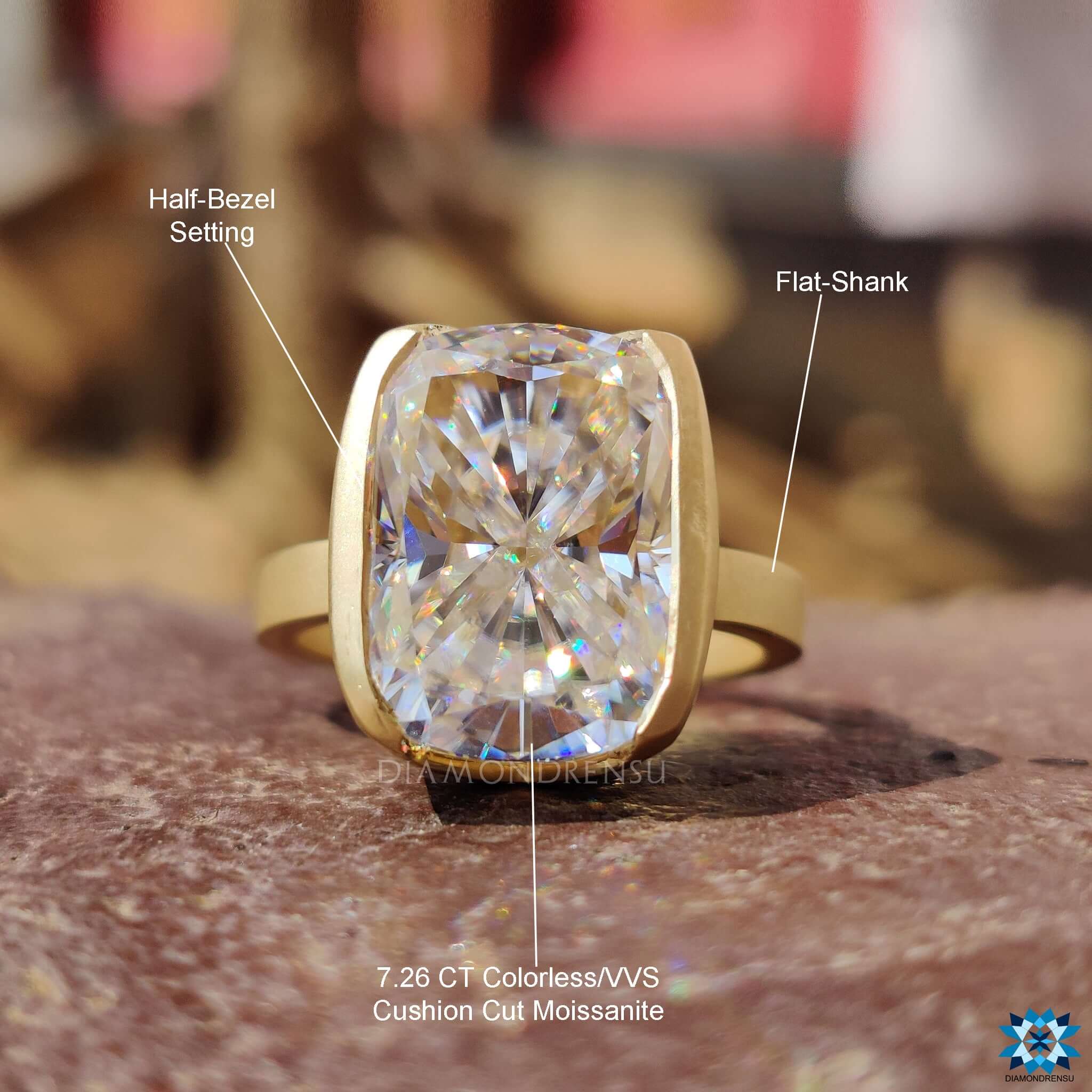 Half-Bezel Channel-Set Engagement Ring Setting | Moijey Fine Jewelry and  Diamonds