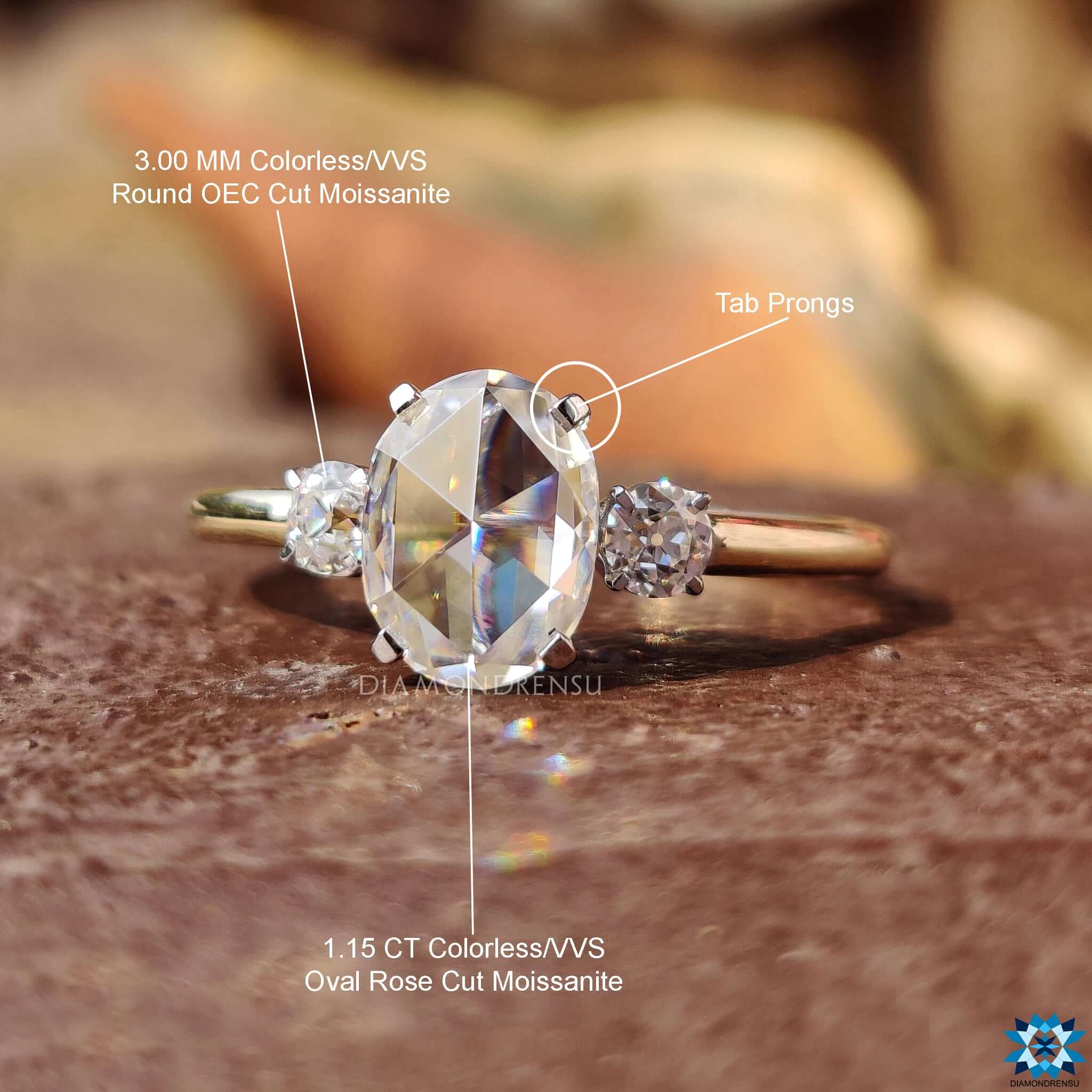 moissanite wedding rings - diamondrensu