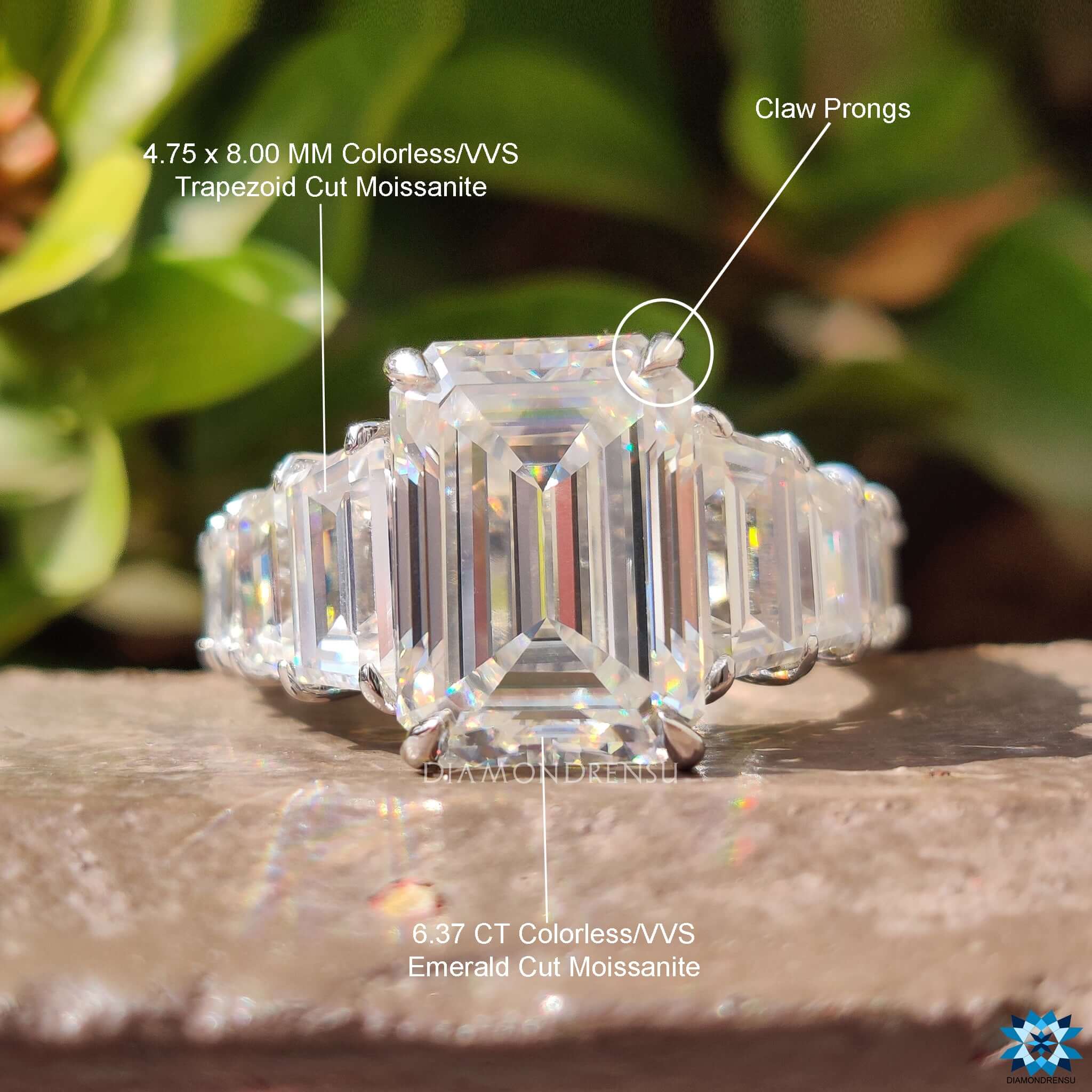 moissanite rings - diamondrensu