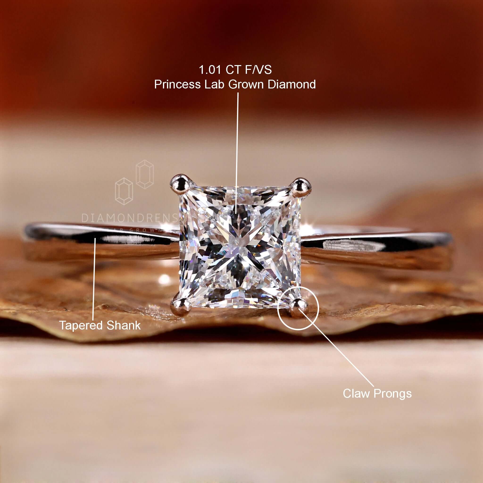 Lab cut diamond rings Clearance