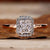 radiant cut diamond engagement ring