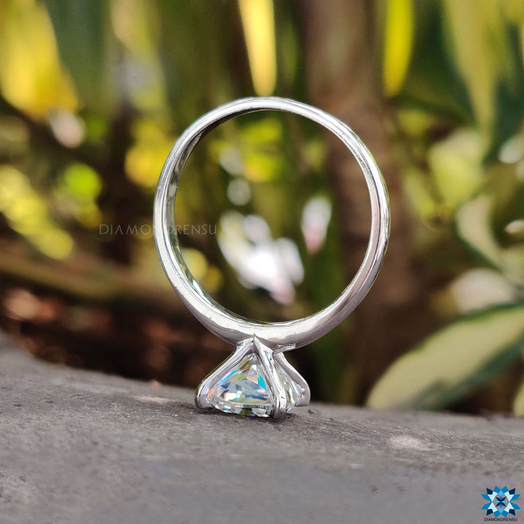 Dazzling cushion moissanite ring showcasing exceptional craftsmanship.
