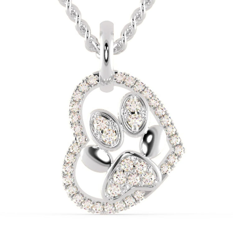 Round pendant with diamonds featuring a unique Lab Grown Diamond design, perfect for gifting.
