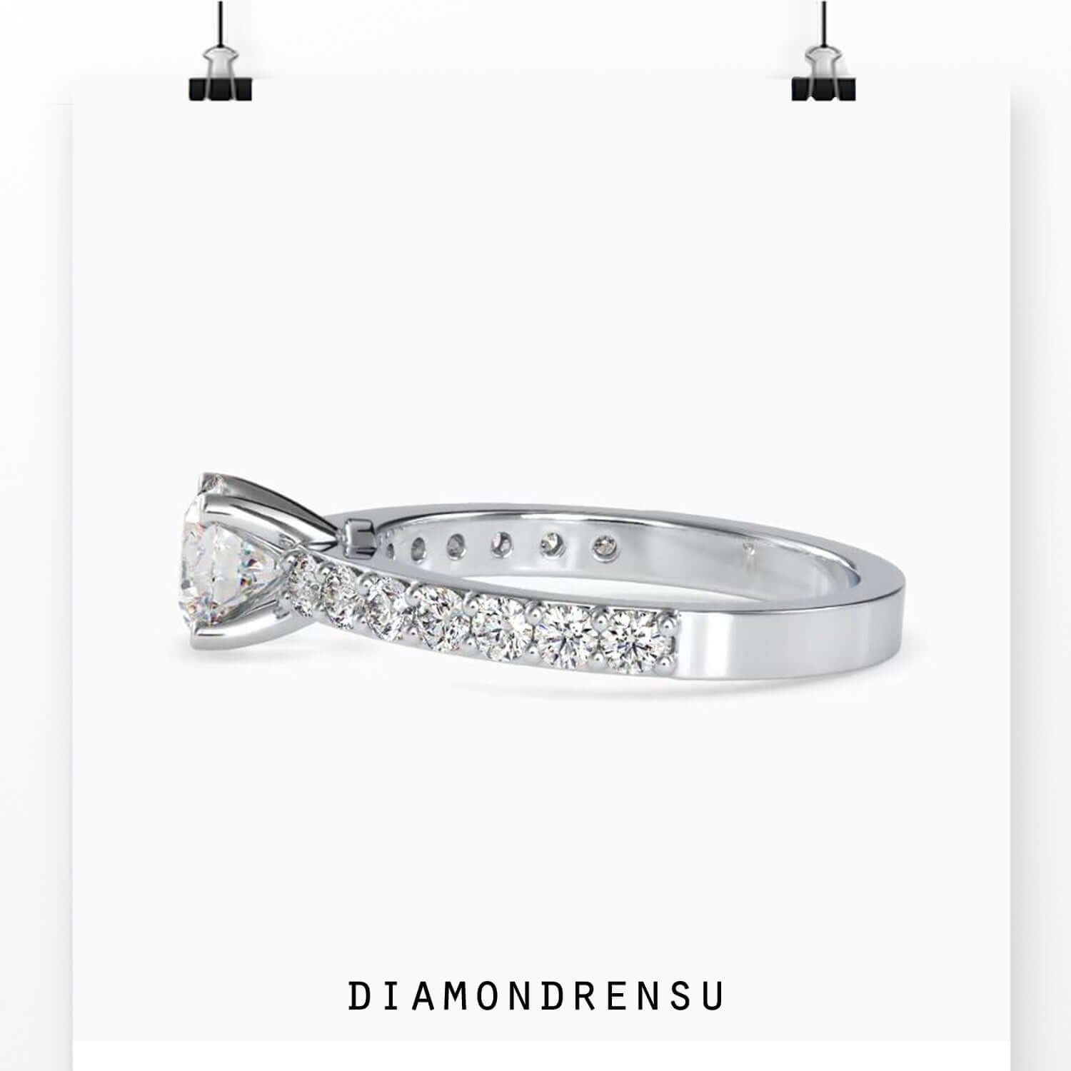 affordable moissanite engagement rings - diamondrensu