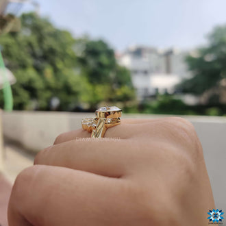 unique moissanite engagement rings - diamondrensu