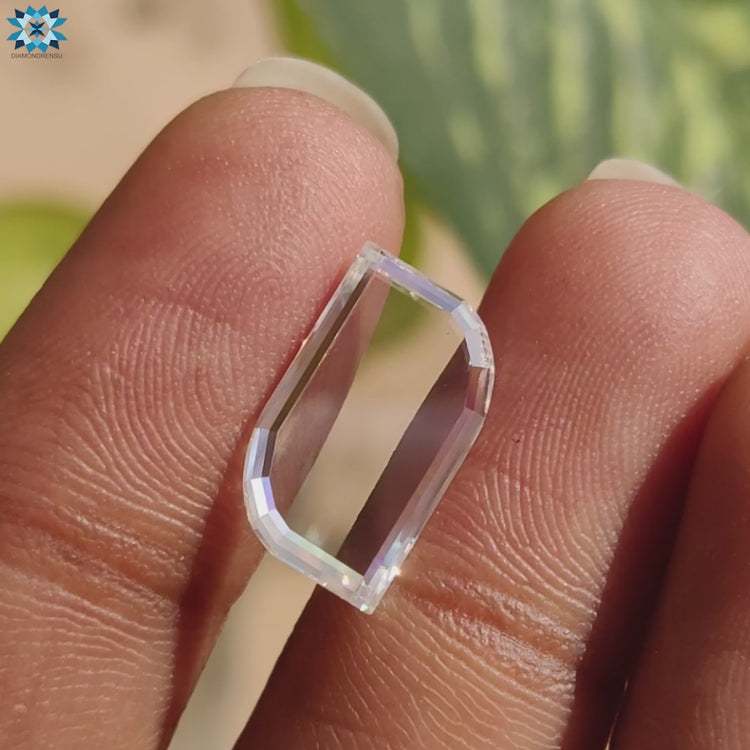 Moissanite for ring settings in Portrait antique cut.