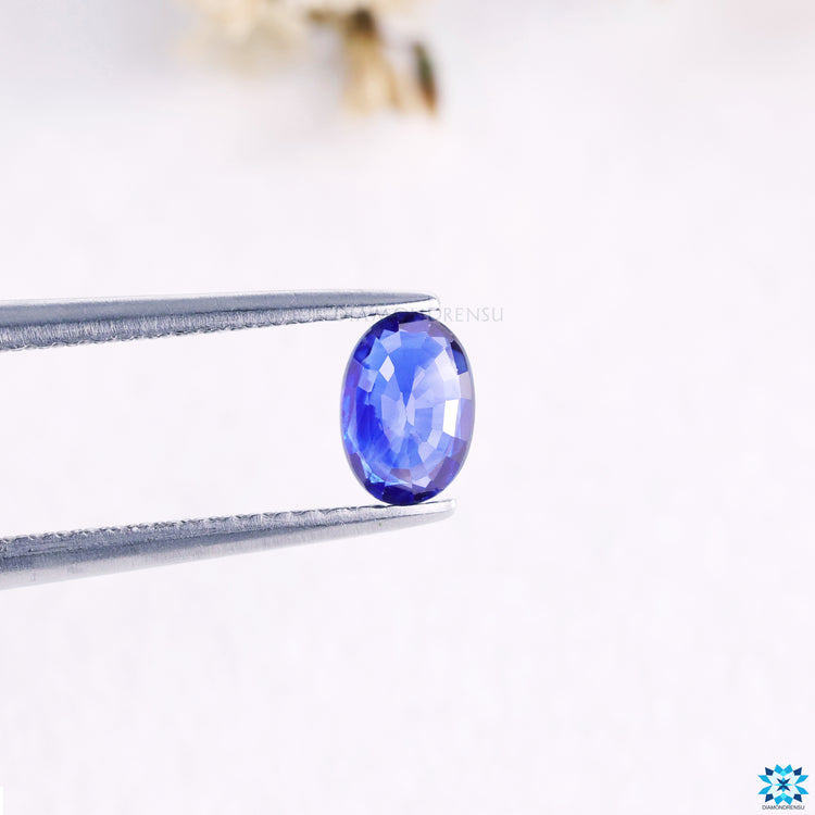 Blue sapphire gemstone featured in 0.64 carat gemstone and september birthstone category.
