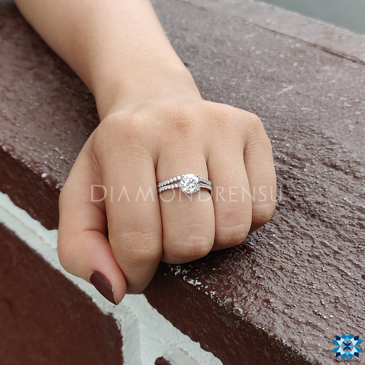 diamondrensu, custom ring, wedding collection