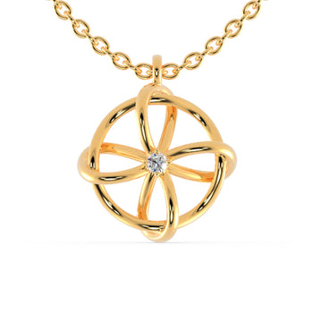 The infinity circle offers a timeless, elegant design.
