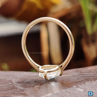 affordable moissanite engagement ring