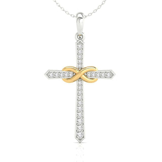 This cross chain adds a classic and meaningful touch to any outfit.
