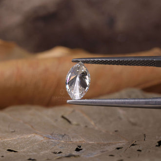 Loose marquise diamond lab grown diamond certified.
