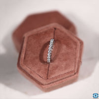 Exquisite eternity wedding band for a lifetime of love.