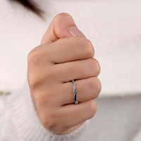 stackable diamond band