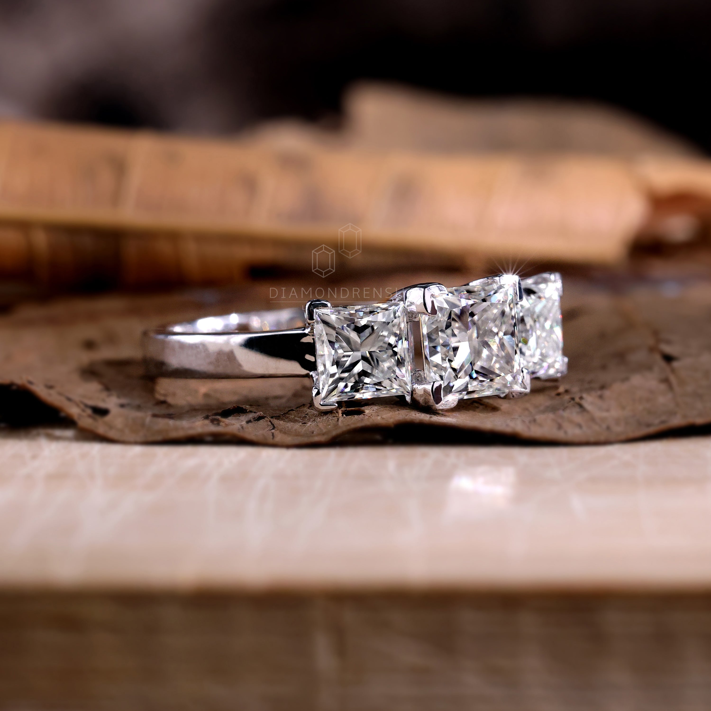 lab created diamond engagement ring - diamondrensu