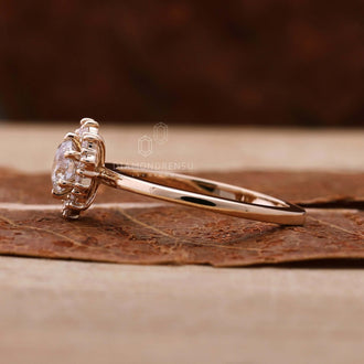 lab created diamond ring