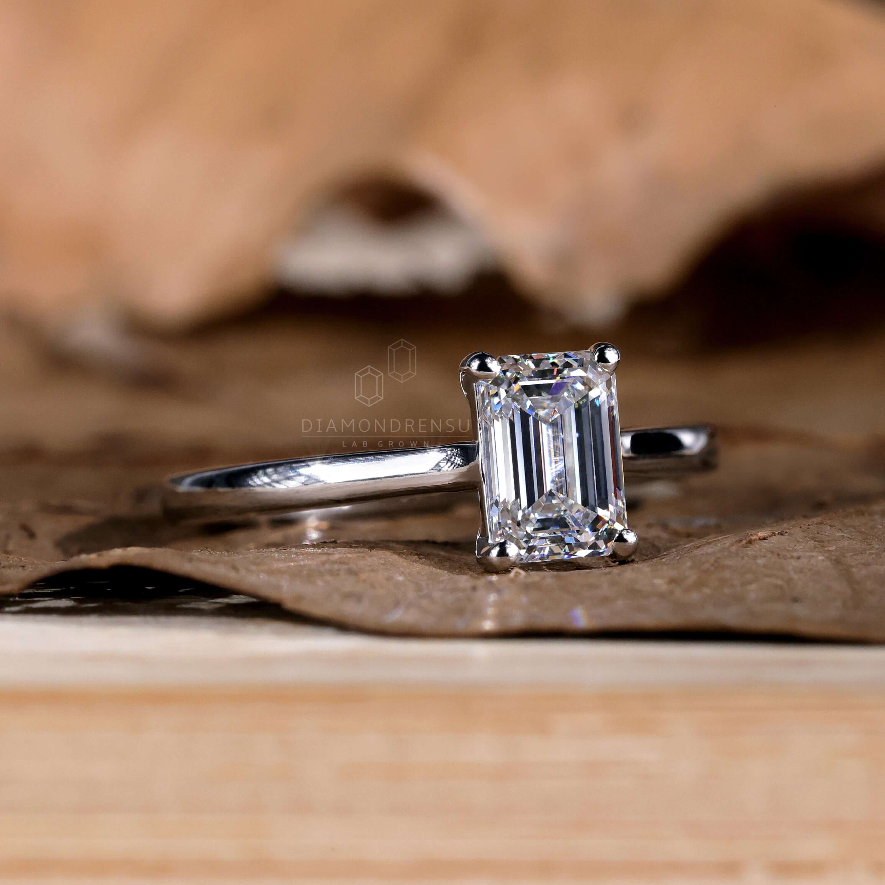 vintage style diamond engagement ring