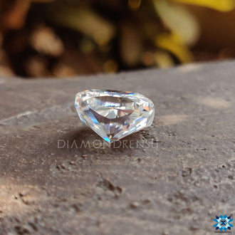 Loose elongated cushion moissanite stone for rings.
