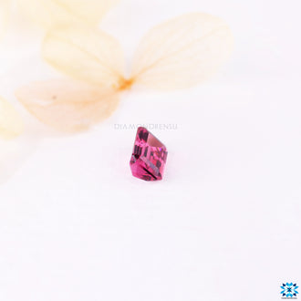 October birthstone loose asscher cut gemstone.

