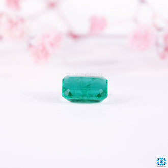 1.95 carat gemstone designed in emerald cut gemstone form.
