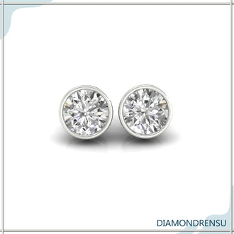 Classic simple stud earrings made with handmade jewelry craftsmanship for timeless wear.
