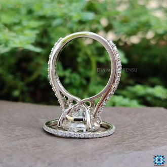 moissanite wedding ring sets - diamondrensu