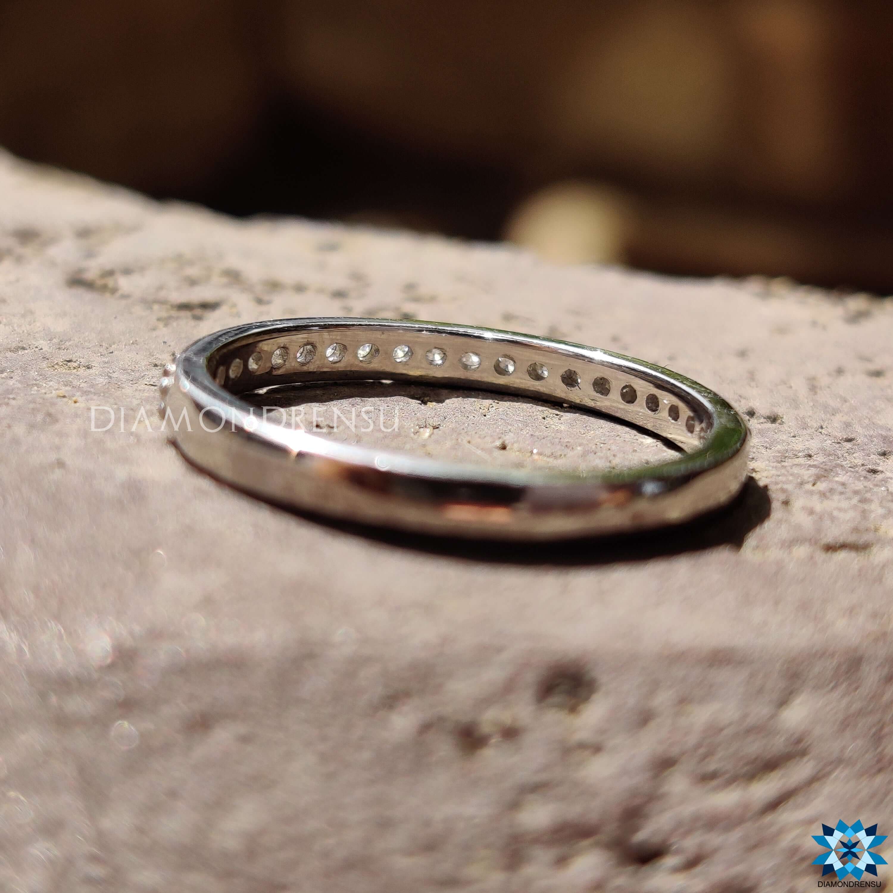 moissanite wedding ring set - diamondrensu
