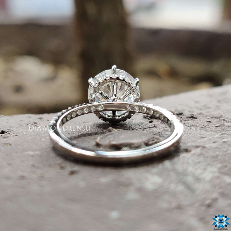 round brilliant cut moissanite - diamondrensu