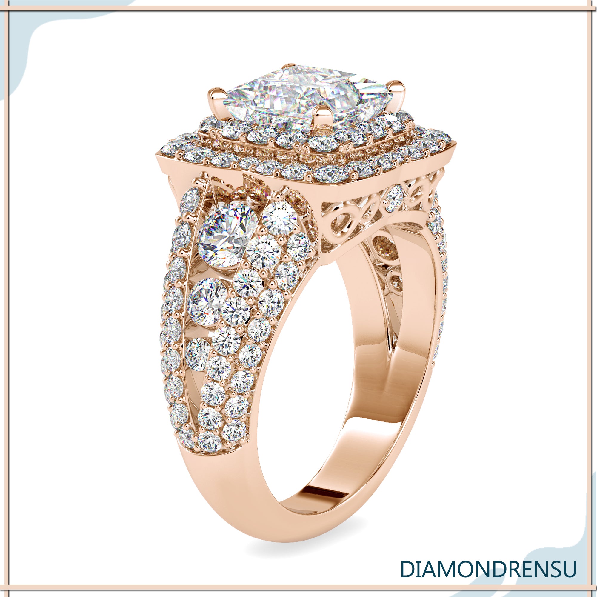 moissanite wedding ring - diamondrensu