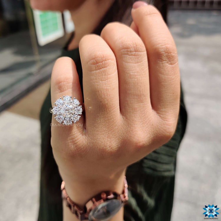moissanite engagement rings - diamondrensu