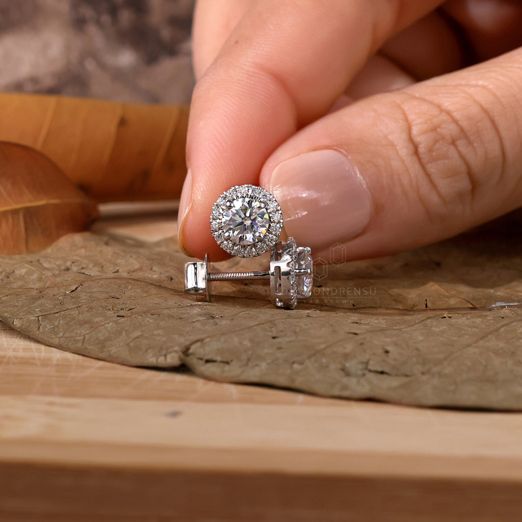 lab created diamond earrings - diamondrensu