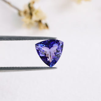 2.47 carat gemstone offered in Tanzanite Gemstone and trillion gemstone categories.
