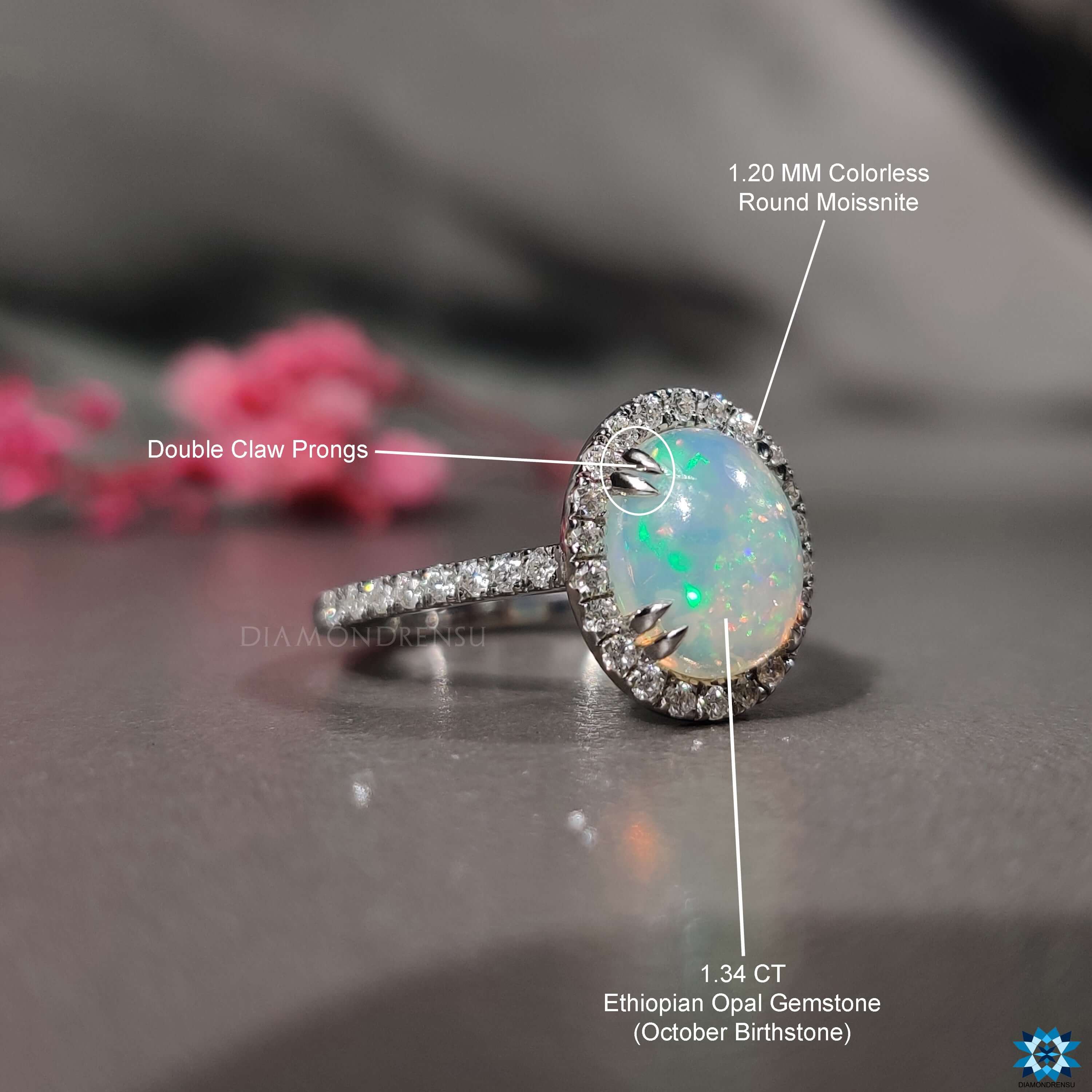 Rust Ring Oct October Birthstone Engagement Rings