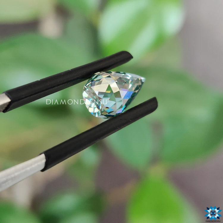 Moissanite used for handcrafted engagement rings.
