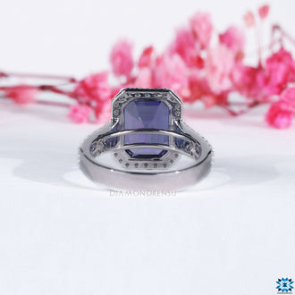 halo engagement ring - diamondrensu