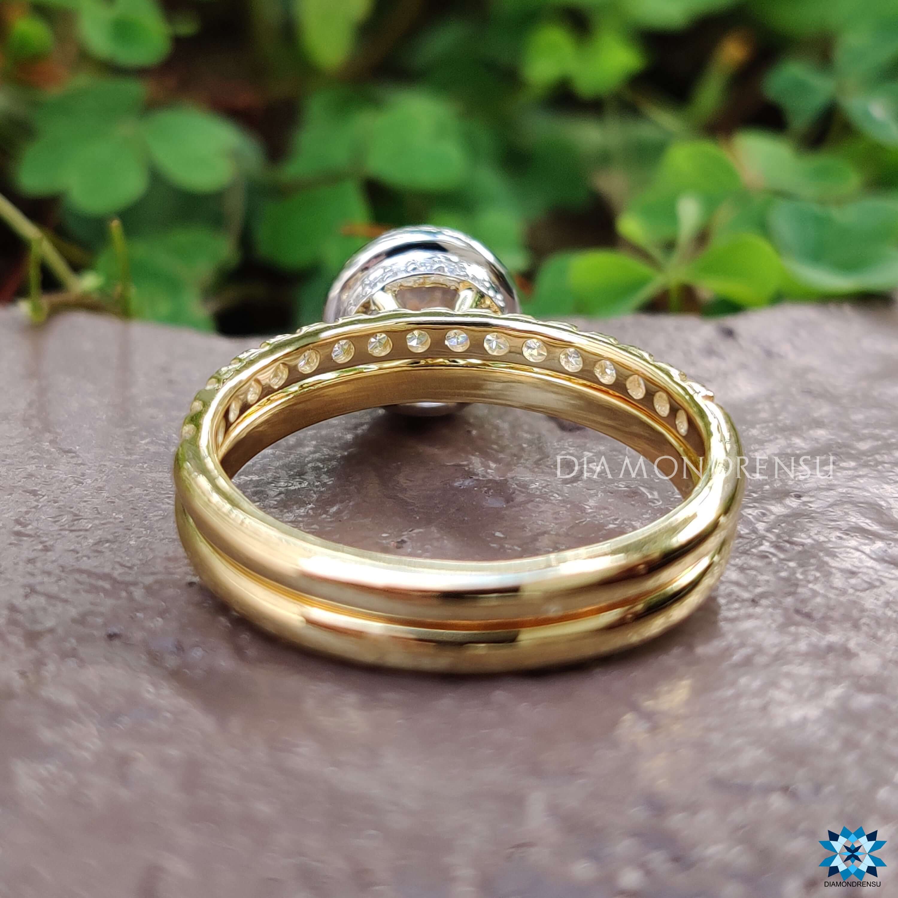 yellow gold wedding ring - diamondrensu
