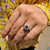 fancy color moissanite engagement ring
