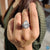 moissanite engagement ring