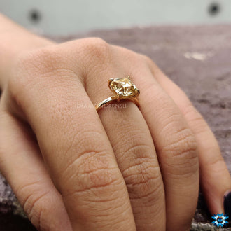 A delicate solitaire ring settings design, handmade with love and care.