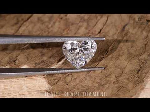 You can buy loose diamond with heart shaped design easily.
