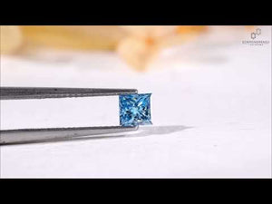 Loose diamond options include Fancy Vivid Blue Diamond in princess cut shape.
